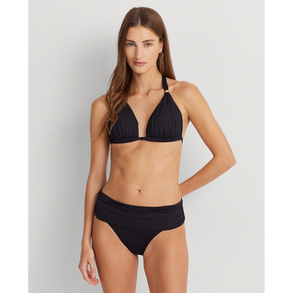 Black Halter Bikini Top Lauren 3