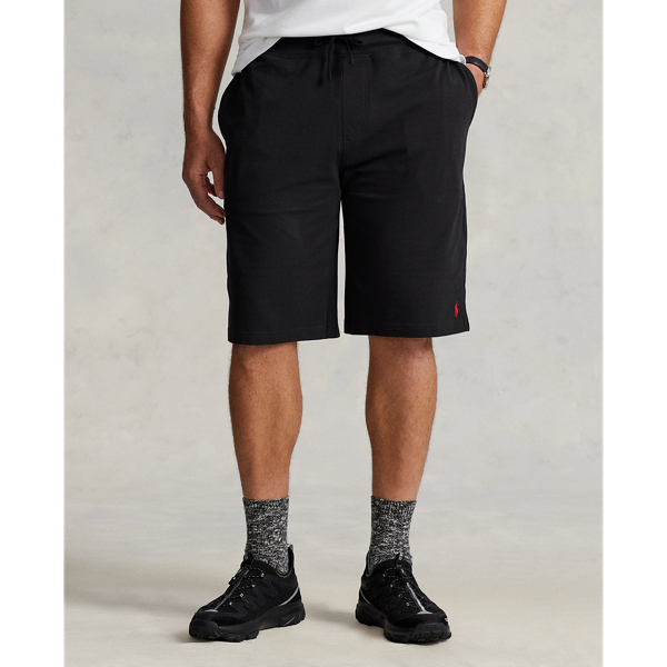 Polo Black Mesh Short Big & Tall 4