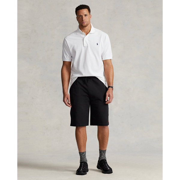 Polo Black Mesh Short Big & Tall 1