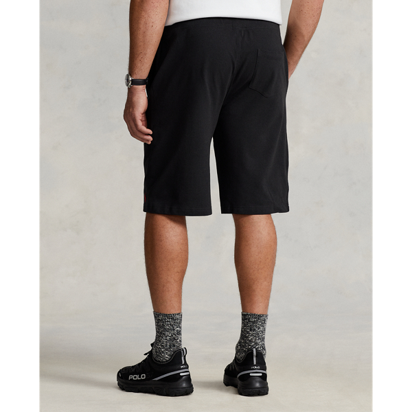 Polo Black Mesh Short Big & Tall 5
