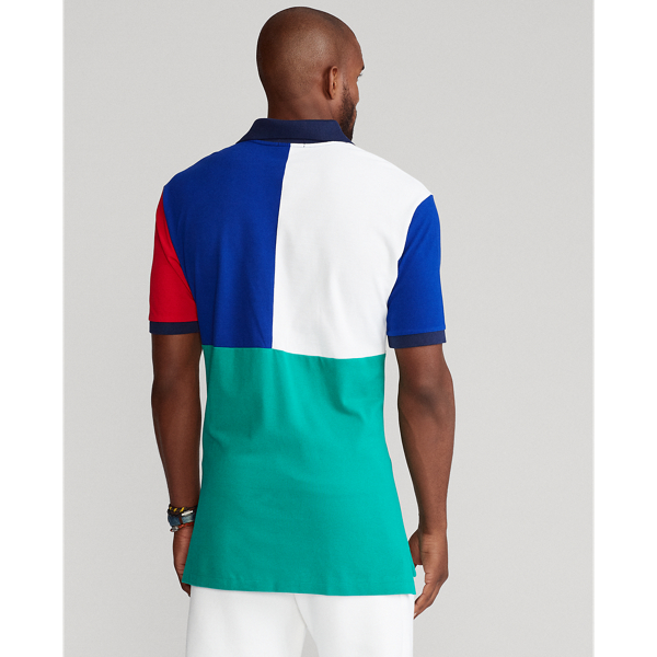 Active Royal Multi Big Pony Mesh Polo Shirt Big & Tall 5