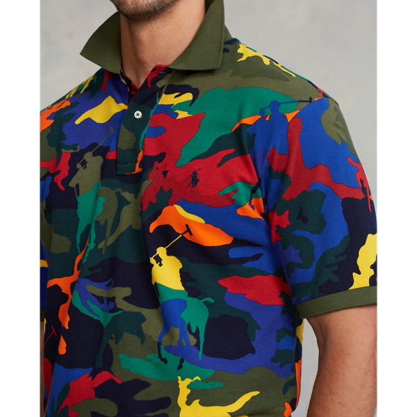 NWT Polo Ralph Lauren Men's Multicolor Camo store Player Mesh Polo Shirt Camouflage 2X