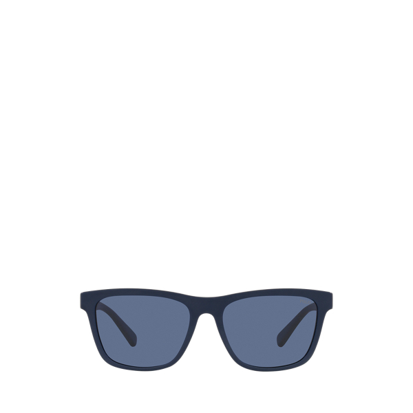 Matte Navy Blue Color Shop Square Sunglasses Polo Ralph Lauren 2