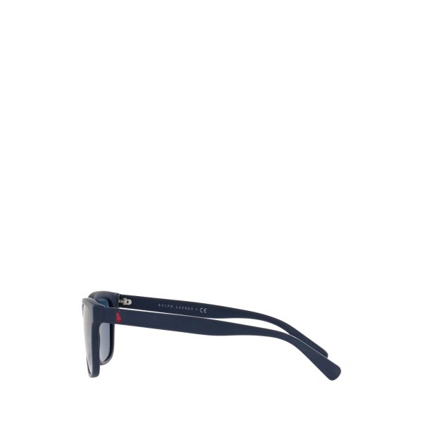 Matte Navy Blue Color Shop Square Sunglasses Polo Ralph Lauren 3