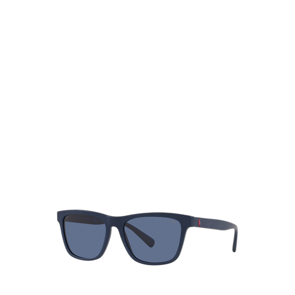 Matte Navy Blue Color Shop Square Sunglasses Polo Ralph Lauren 1