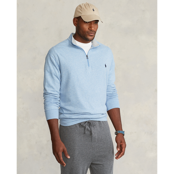 Luxury Jersey Quarter Zip Pullover for Men Ralph Lauren UK
