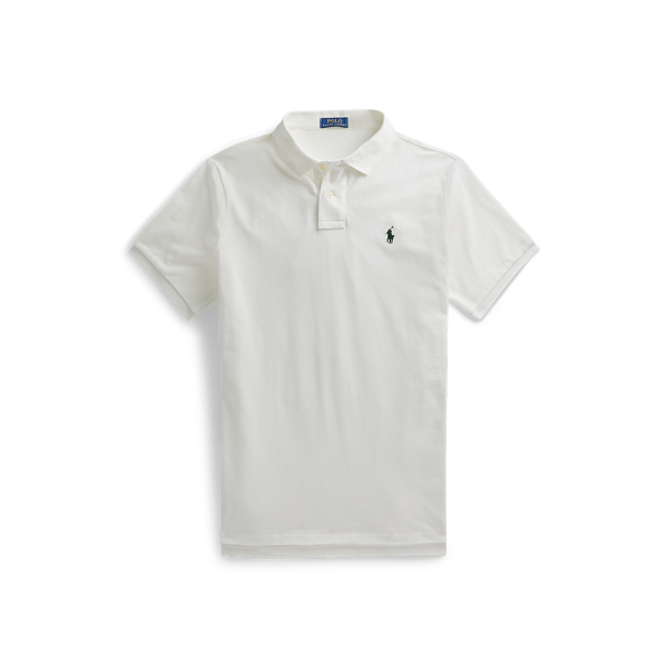 Slim Fit Mesh Polo Shirt