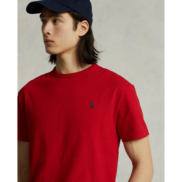 Classic-Fit Rundhals-T-Shirt aus Jersey