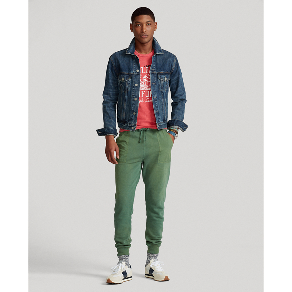 Custom-Slim-Fit T-Shirt aus Jersey Polo Ralph Lauren in Rot verblichen 3