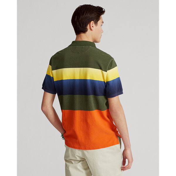 Classic Drab Multi Custom Slim Fit Mesh Polo Shirt Polo Ralph Lauren 5