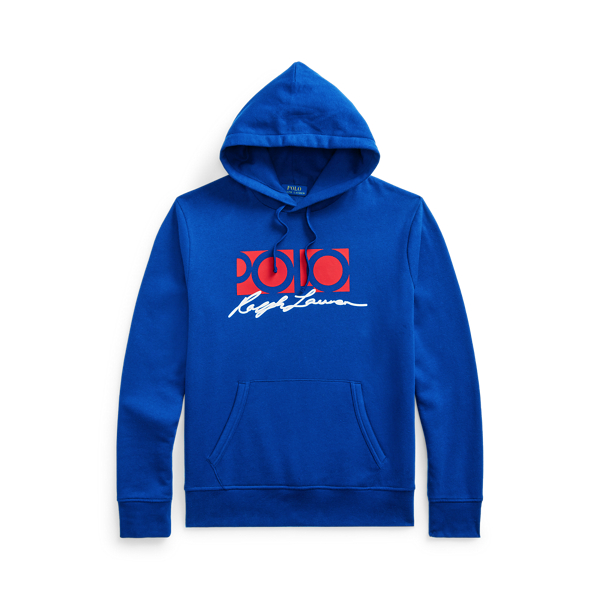 Logo Fleece Hoodie Polo Ralph Lauren em 1