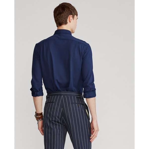 Chemise Oxford en jersey Polo Ralph Lauren en Bleu marine Newport 5