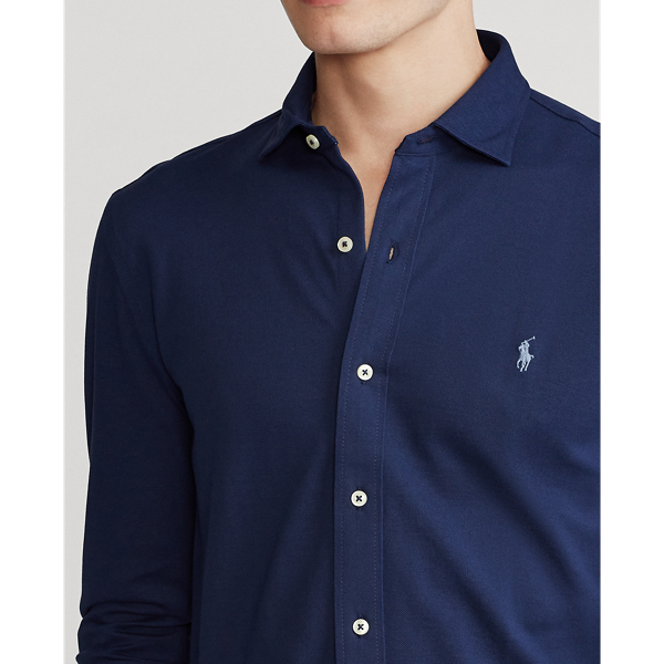 Chemise Oxford en jersey Polo Ralph Lauren en Bleu marine Newport 6