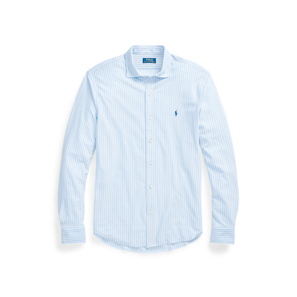 Striped Knit Oxford Shirt Polo Ralph Lauren 1