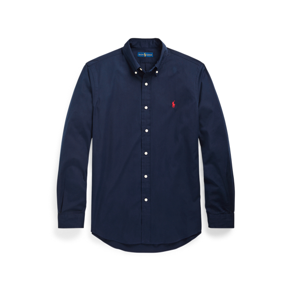 Custom Fit Brushed Poplin Shirt