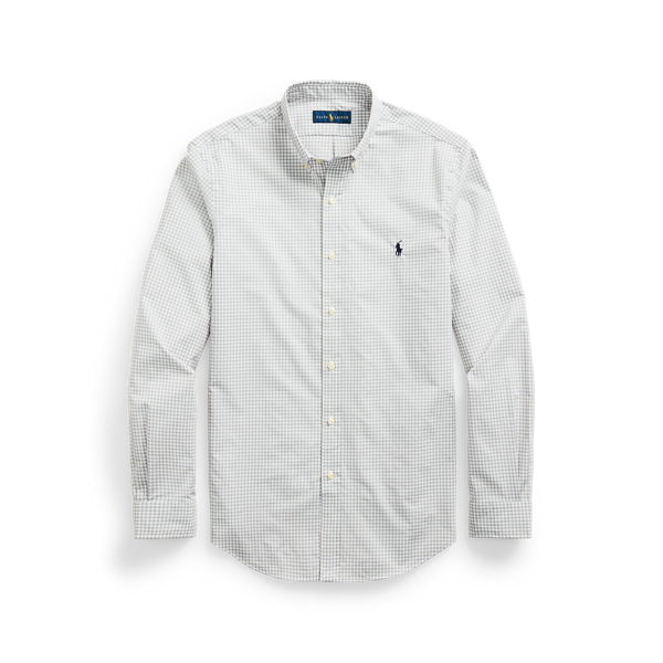 Custom Fit Gingham Poplin Shirt Polo Ralph Lauren 1