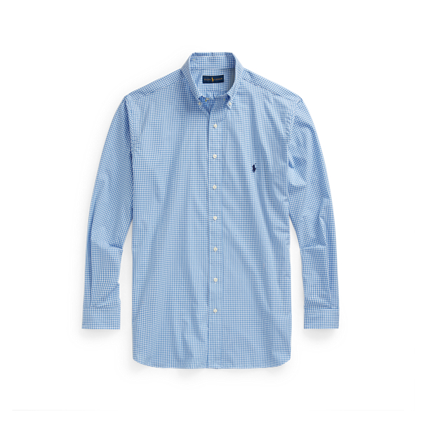 Checked Stretch Poplin Shirt