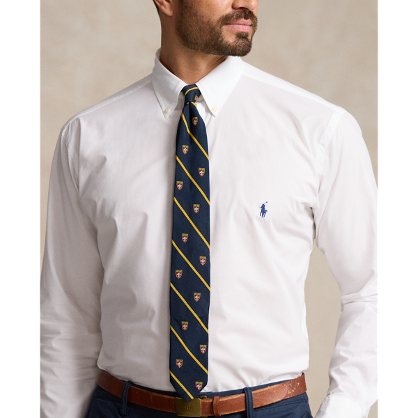 Striped Stretch Poplin Shirt