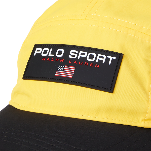 Racing Yellow/Polo Black Polo Sport Five-Panel Cap Polo Ralph Lauren 3