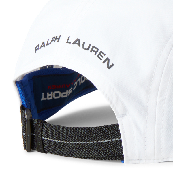 Ceramic White/Navy Polo Sport Five-Panel Cap Polo Ralph Lauren 3