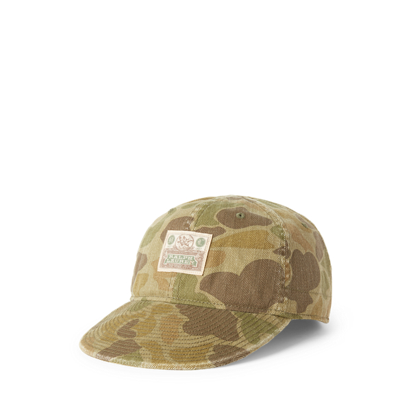 Camo Cotton Herringbone Cap