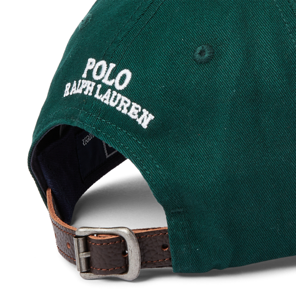 College Green Polo Bear Twill Ball Cap Polo Ralph Lauren 3