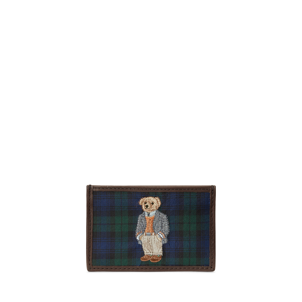 Portacarte Polo Bear con tartan