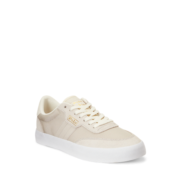 Cream Court Low-Top Trainer Polo Ralph Lauren 2