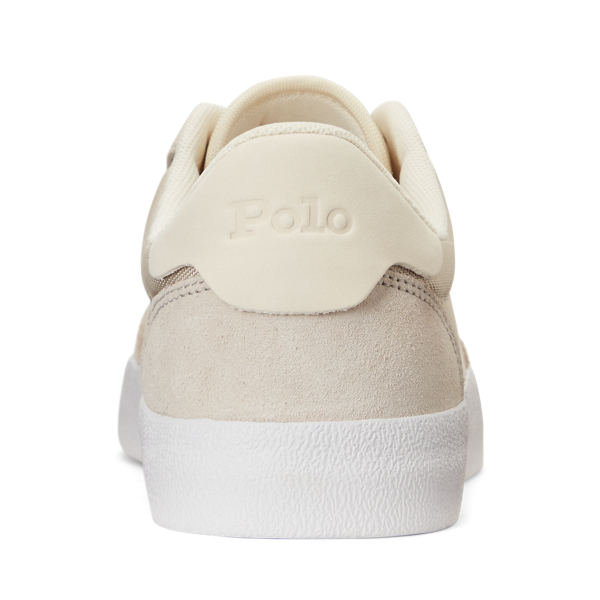 Cream Court Low-Top Trainer Polo Ralph Lauren 3