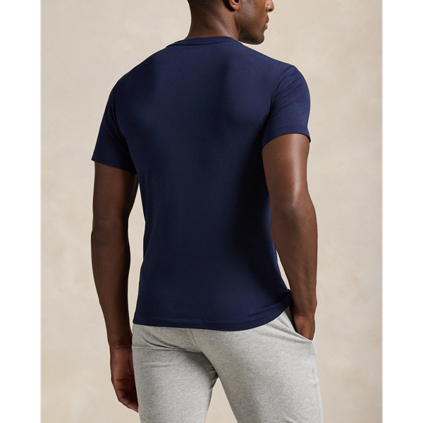 2er-Pack klassische Rundhals-Unterhemden Polo Ralph Lauren in 2er-Pack Navy 3