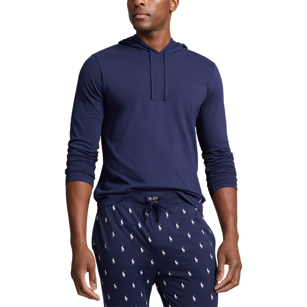 Cotton Jersey Sleep Hoodie
