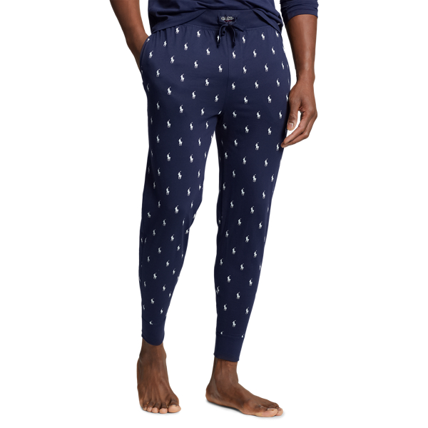 All-over Pony Cotton Jersey Sleep Jogger