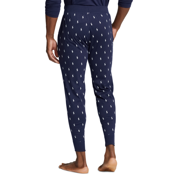 All-over Pony Cotton Jersey Sleep Jogger
