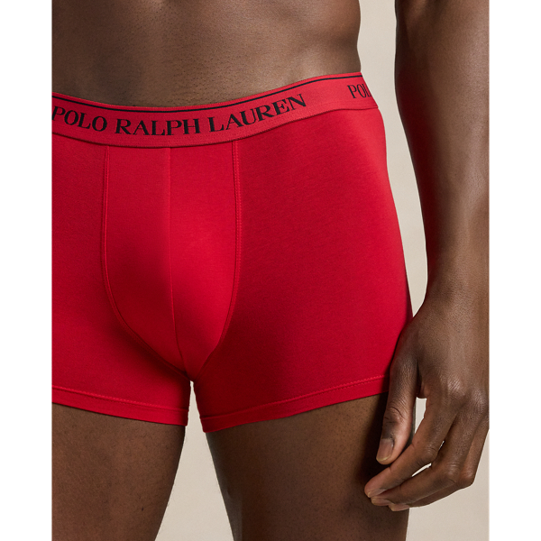 3pk RL2000red/White/Cruis Stretch Cotton Boxer Shorts 3-Pack Polo Ralph Lauren 3