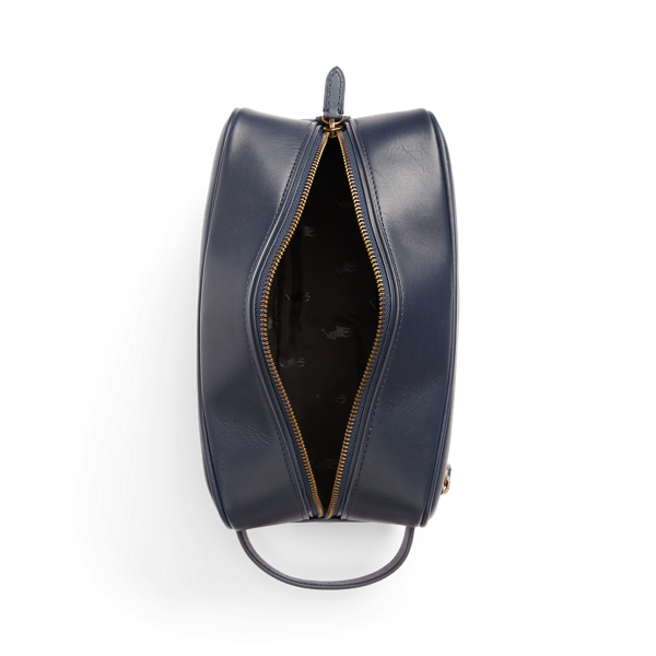 Avaitor Navy Leather Travel Case Polo Ralph Lauren 3