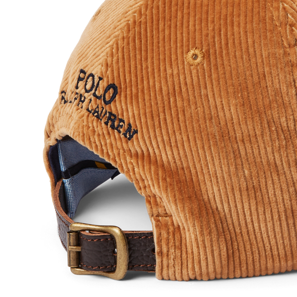 Berkshire Tan Corduroy Ball Cap Polo Ralph Lauren 3