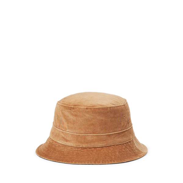 Berkshire Tan Corduroy Bucket Hat Polo Ralph Lauren 2