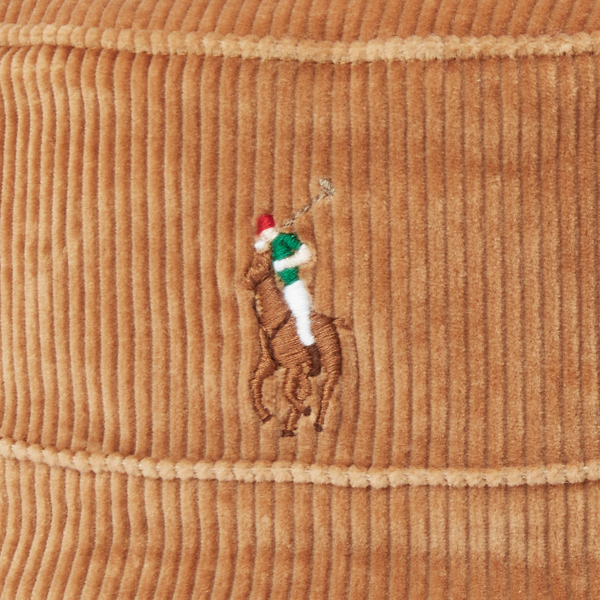 Berkshire Tan Corduroy Bucket Hat Polo Ralph Lauren 3