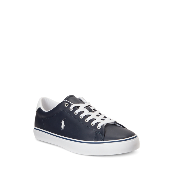 Hunter Navy/White Pp Longwood Leather Trainer Polo Ralph Lauren 2