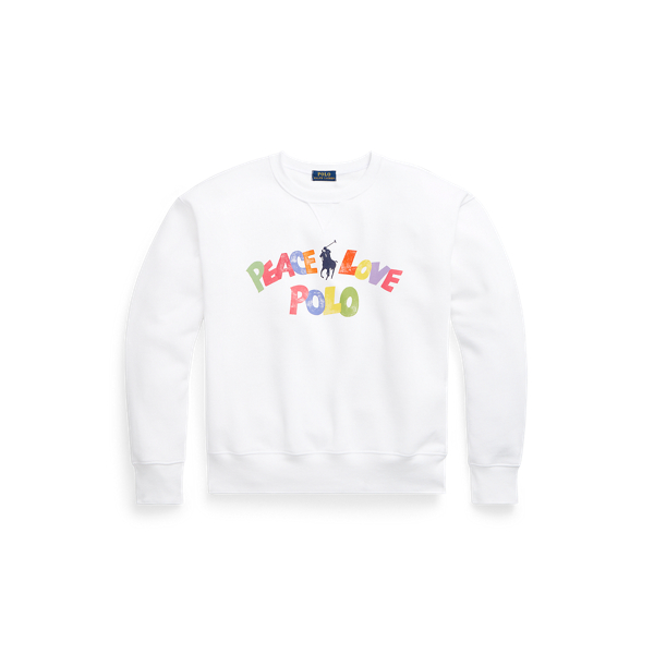 Peace Love Polo Graphic Sweatshirt for Women | Ralph Lauren® IL