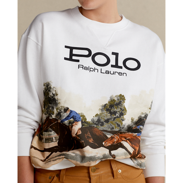 Multi Graphic Fleece Sweatshirt Polo Ralph Lauren 6