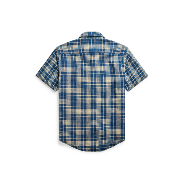 Indigo/Lt Indigo Indigo Plaid Double-Faced Workshirt RRL 2