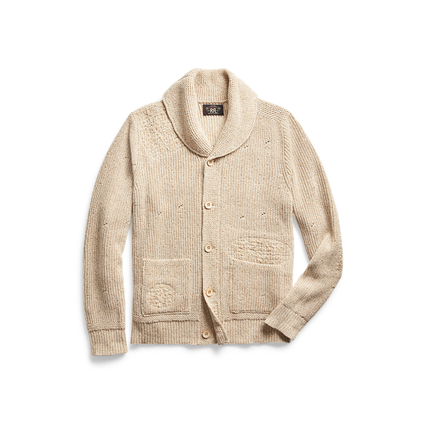 Distressed Cotton-Silk Cardigan RRL 1