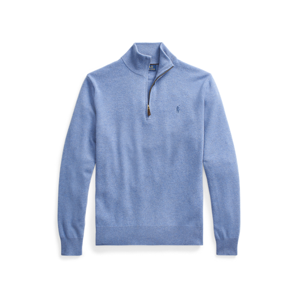 Camisola de l&atilde; com fecho-&eacute;clair Polo Ralph Lauren em 1