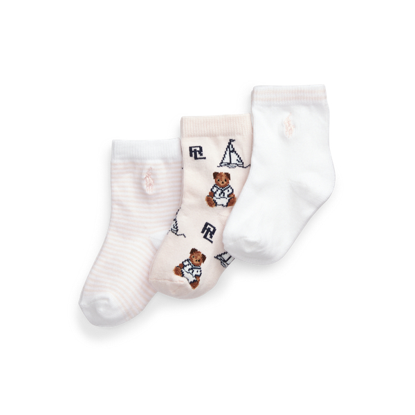 Polo Bear Crew Sock 3-Pack