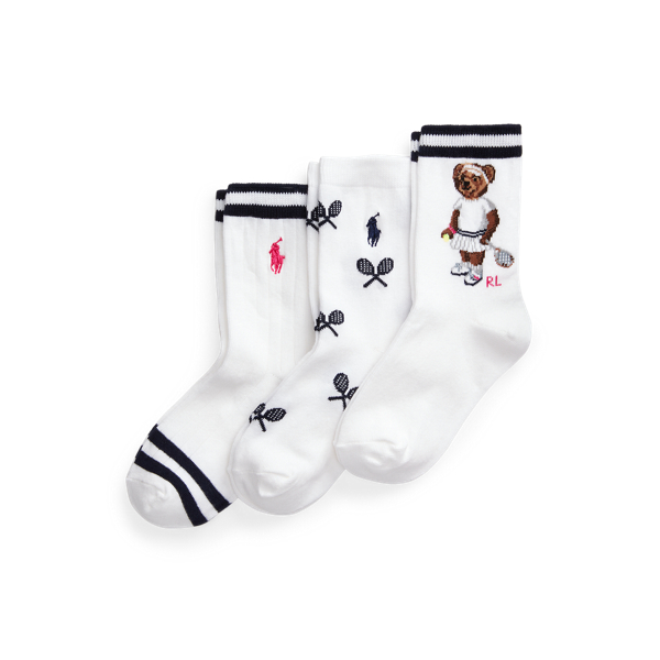 Polo Bear Crew Sock 3-Pack