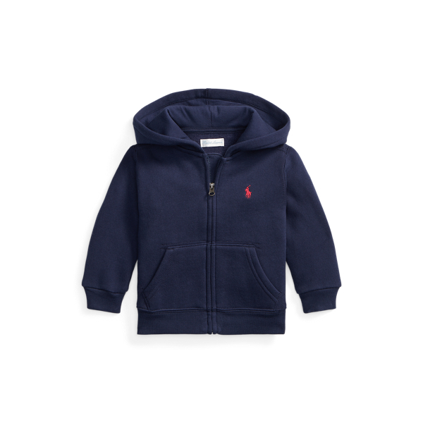 Fleece Full Zip Hoodie for Baby Boy Ralph Lauren UK
