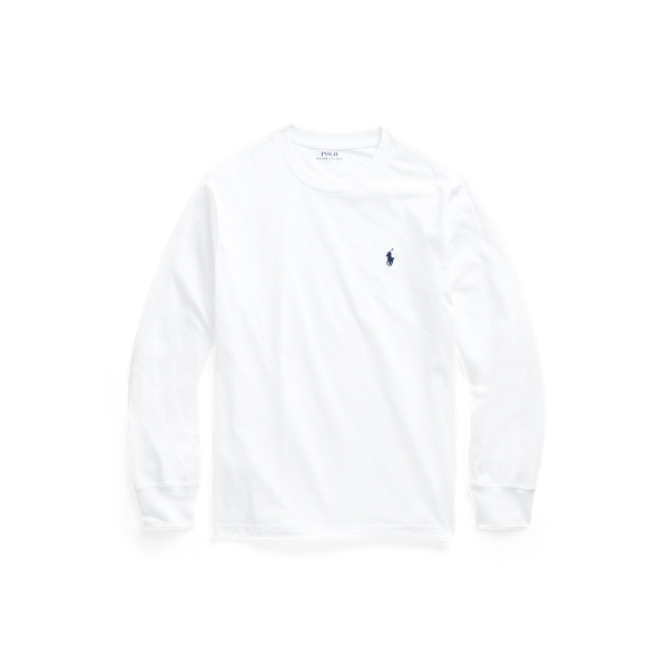 Langarm-T-Shirt aus Baumwolljersey
