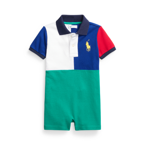 Big Pony katoenen mesh tuinbroek Baby Boy in 1