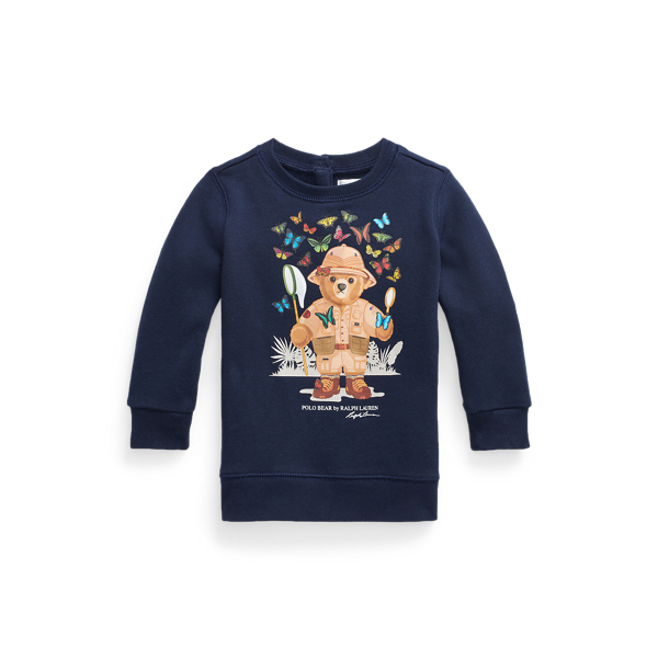 Polo Bear Fleece Sweatshirt Baby Girl 1